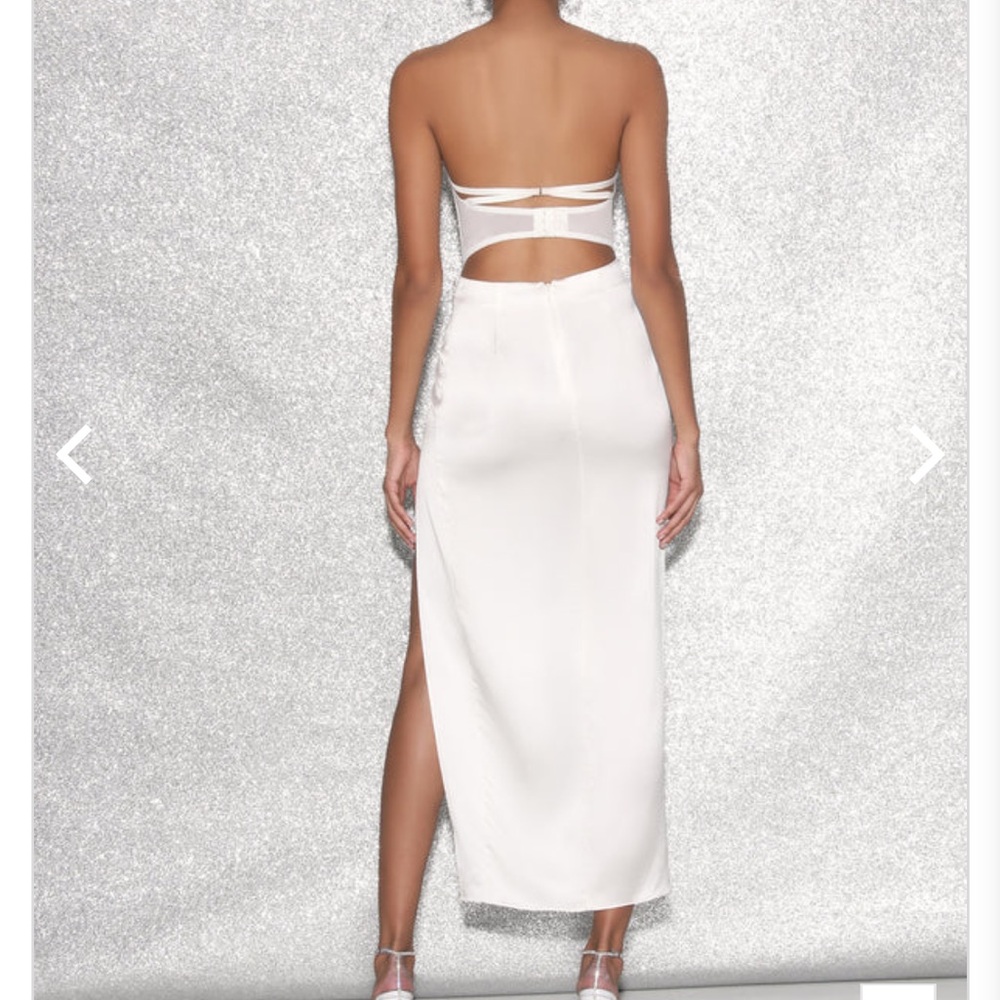 Fleur du Mal silk twist knot skirt - Picture 4 of 8